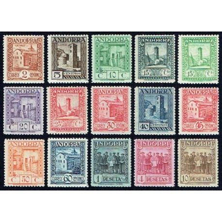 1935 ED. Andorra 28d/43da **