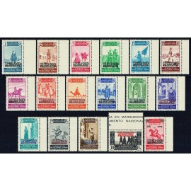 1940 ED. Marruecos 217/233 **