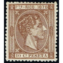 1878 ED. Puerto Rico 19 *