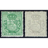 1888 ED. Cuba Telégrafos 66/67 **