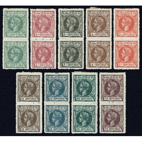 1905 ED. Río de Oro 1/6, 8/10 **/* [x2]