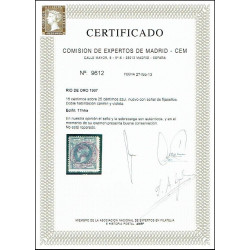 1907 ED. Río de Oro 17hha *