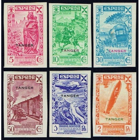 1938 ED. Tánger Beneficencia 6s/11s *