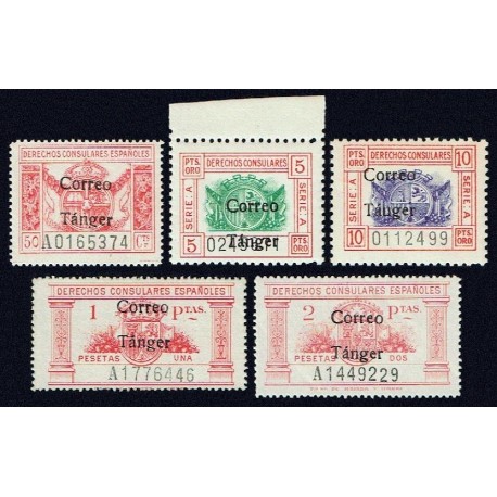 1938 ED. Tánger 142/146 **