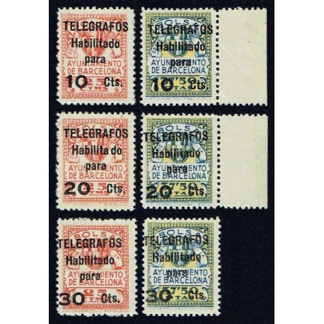 1945 ED. Barcelona - Telégrafos NE1/NE6 **