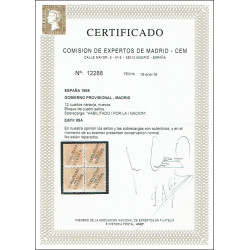 1868 ED. 089A * Madrid (N) [x4] (2)