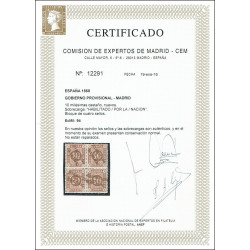 1868 ED. 094 * Madrid (N) [x4]