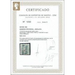 1868 ED. 091hh * Andalucía (A)
