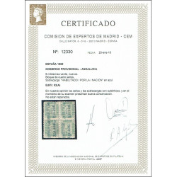 1868 ED. 093 * Andalucía (A) [x4]