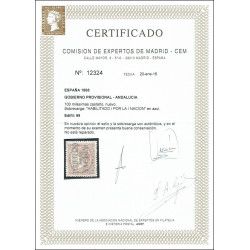 1868 ED. 099 * Andalucía (A)