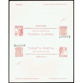1933 ED. 74 ** Tarjetas Entero Postales