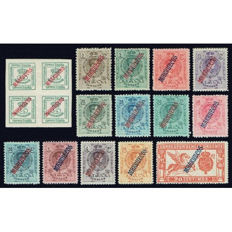 1914 ED. Marruecos 29/42 **