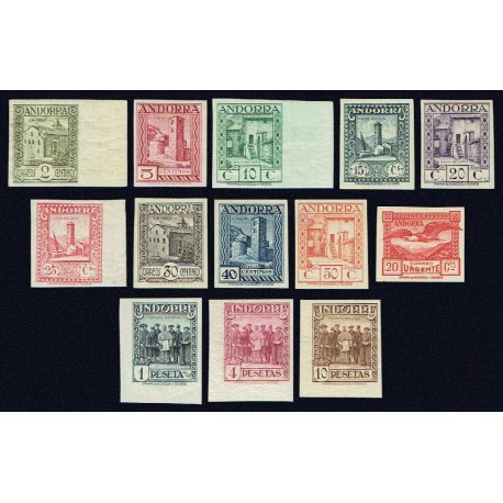 1929 ED. Andorra 15s/27s *