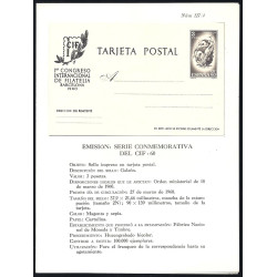 1960 ED. 88M/89M Dípticos Tarjetas Entero Postales