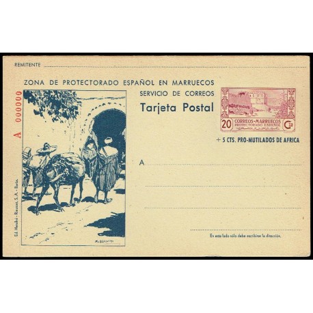 1944 ED. 055N * Enteros Postales Marruecos