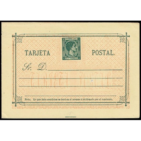 1877 ED. 01 * Enteros Postales Puerto Rico