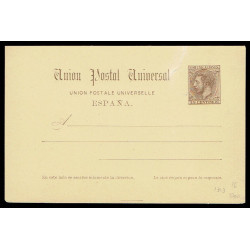 1884 ED. 15/18 * Tarjetas Entero Postales