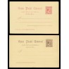 1889 ED. 21/22 * Tarjetas Entero Postales