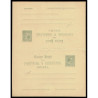 1890 ED. 25/26 * Tarjetas Entero Postales