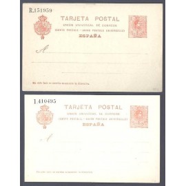1910 ED. 53, 53E * Tarjetas Entero Postales