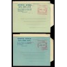 1947-1952 ED. 2cc, 2cci * Aerogramas