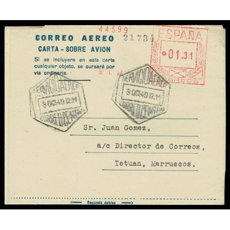 1947-1952 ED. 2E us Aerogramas