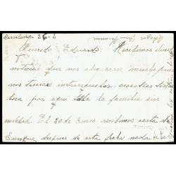 Tarjeta Postal - Marca de Censura de Torrelavega (Santander)
