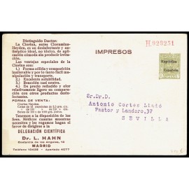 1931-1939 ED. 55 us Enteros Postales Privados