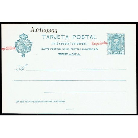 1931 ED. 63c * Tarjetas Entero Postales
