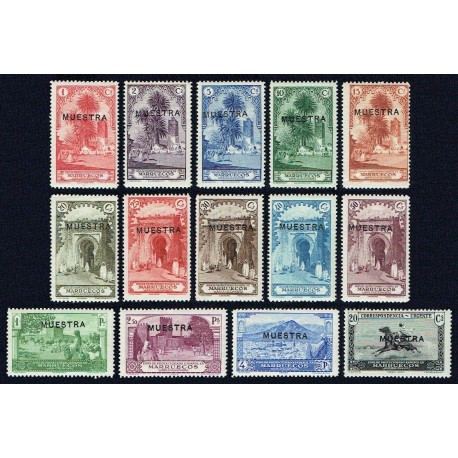 1928 ED. Marruecos 105M/118M ** (2)