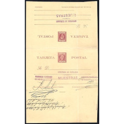 1898 ED. 35iT/38iT * Enteros Postales Cuba