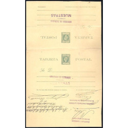 1898 ED. 35iT/38iT * Enteros Postales Cuba