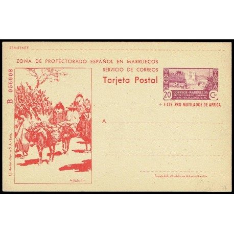 1944 ED. 077 * Enteros Postales Marruecos
