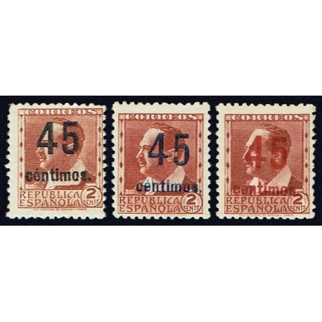 1938 ED. NE 28, NE 28a, NE 28b *