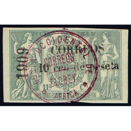 1909 ED. Elobey, Annobón y Corisco 50Hn us