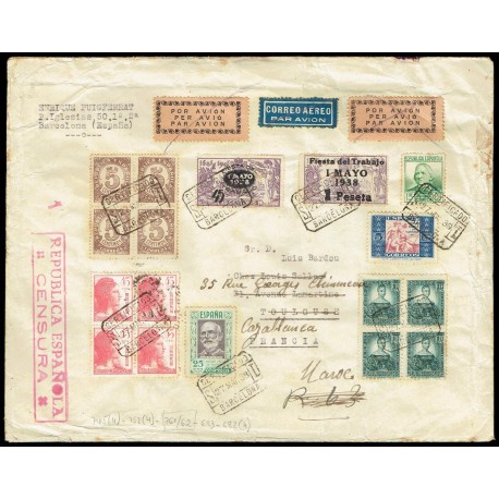 II República ED. 761/762, 732 [x4], 733, 745 [x4], 752 [x4], Beneficencia 9, 14