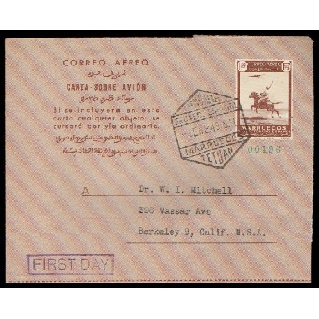 1949 ED. 01 us Aerogramas Marruecos