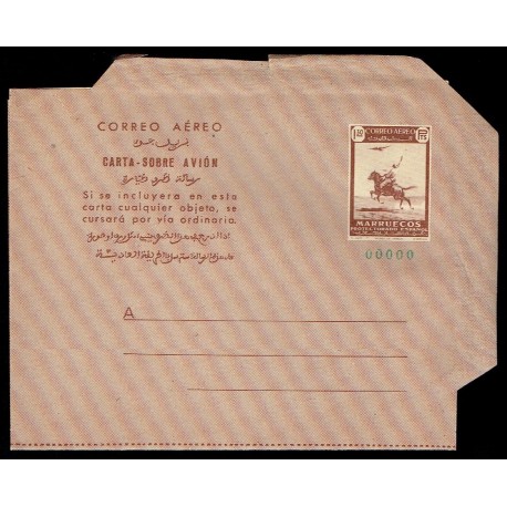 1949 ED. 01N * Aerogramas Marruecos