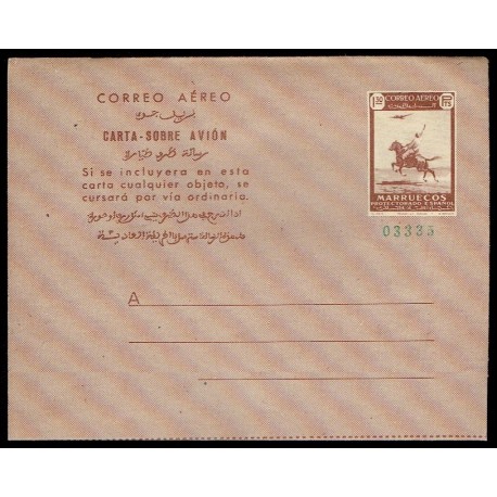 1949 ED. 01 * Aerogramas Marruecos