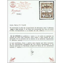 1929-1931 ED. Barcelona 05Ea/05Eb, 05Ee, 05Eg/05Ej *