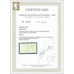 1911 ED. Giro Postal 2ii **