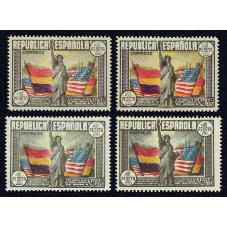 1938 ED. 763, 763a, 763b, 763c **