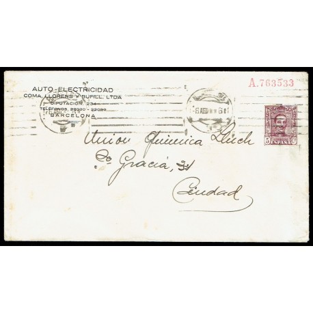 1925-1931 ED. 41 us Enteros Postales Privados