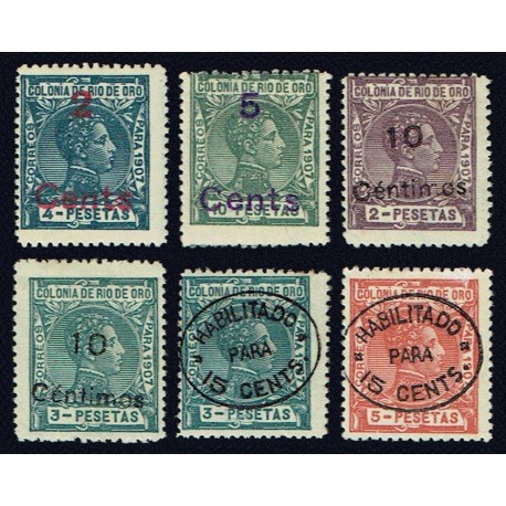 1911 ED. Río de Oro 59/64 *