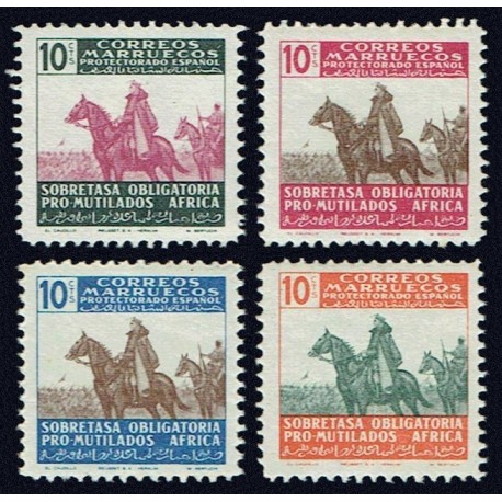 1945 ED. Marruecos Beneficencia 32/35 **