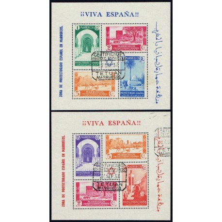 1937 ED. Marruecos 167/168 us