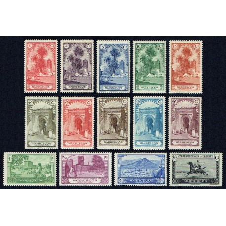1928 ED. Marruecos 105/118 **