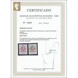 1916 ED. Marruecos NE 3/4 *