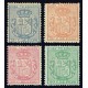 1892 ED. Cuba Telégrafos 73/76 *