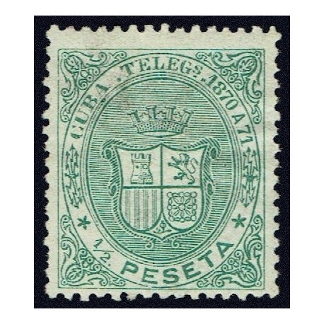 1870 ED. Cuba Telégrafos 11 * (2)